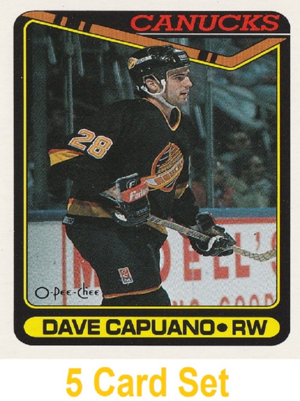 Dave Capuano Hockey Card Collection